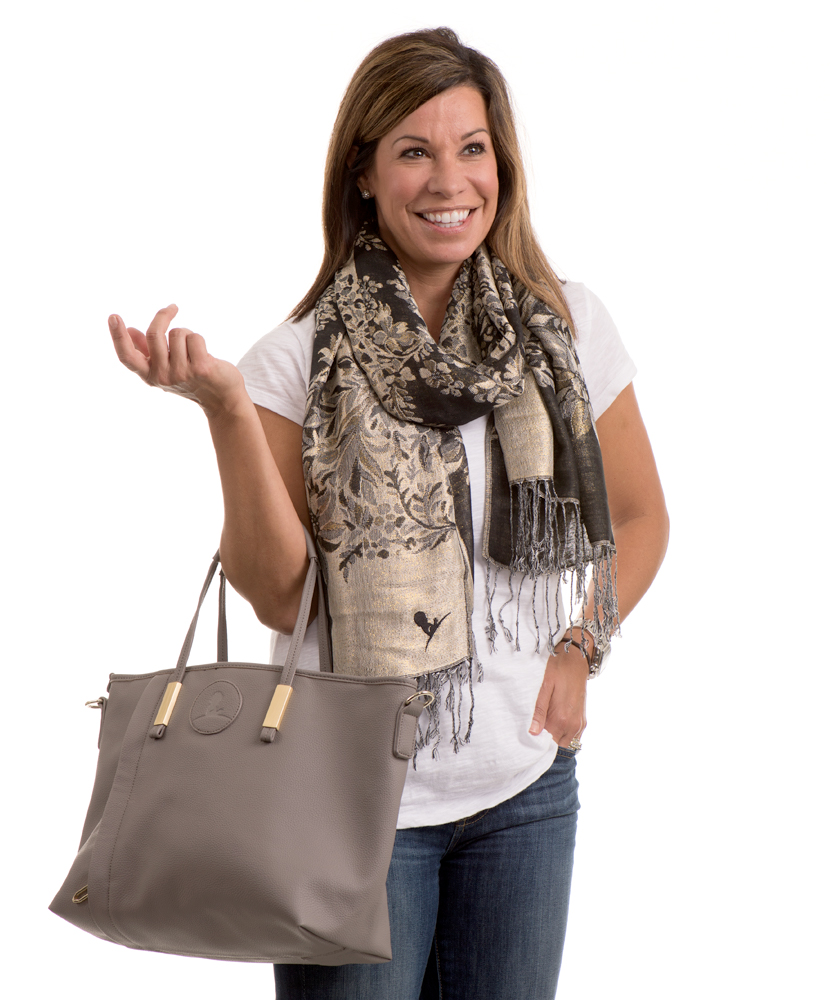 Floral Print Pashmina Scarf